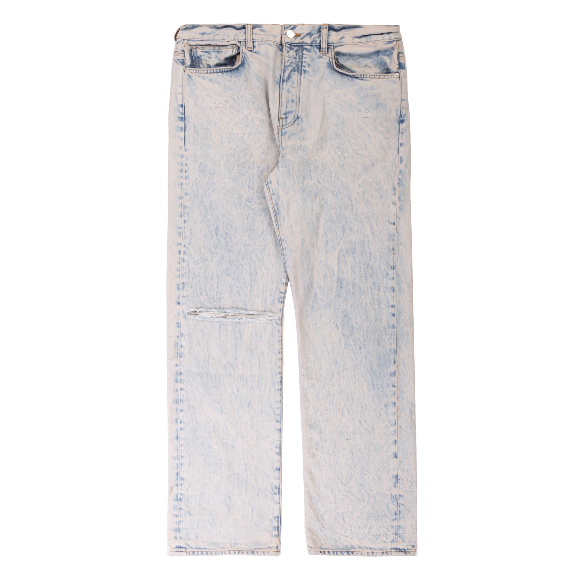 Amiri Shotgun Jeans Acid Wash Cream Tan