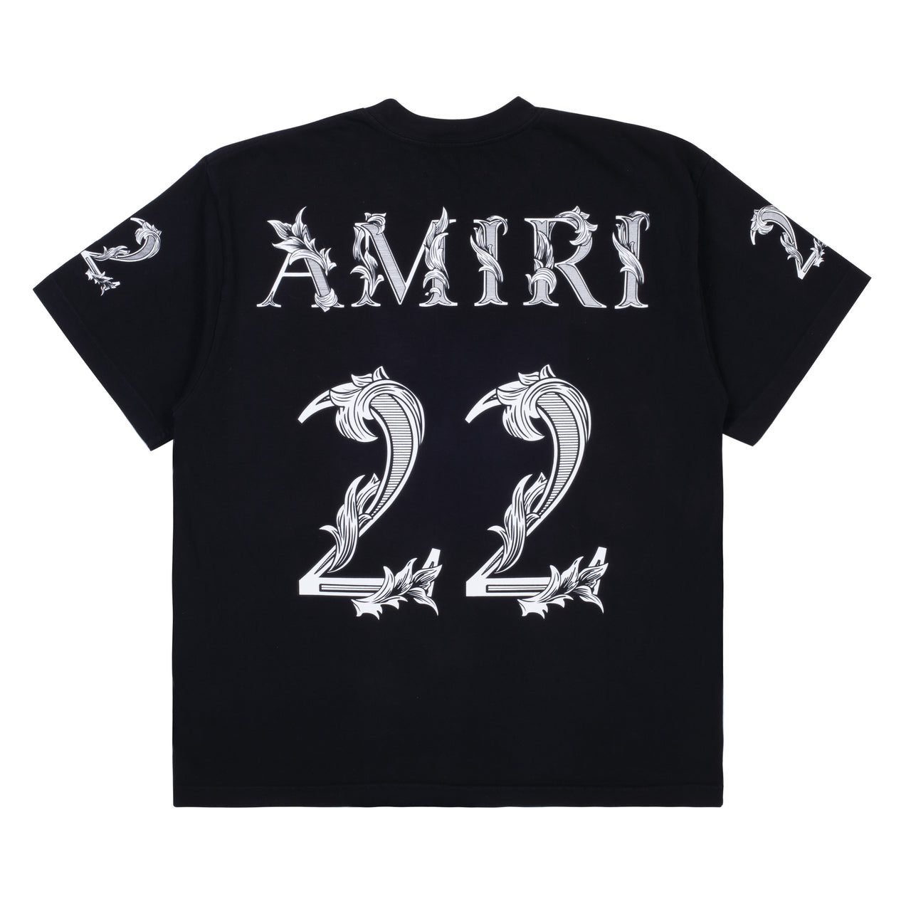 Amiri Oversized 22 Tee Black