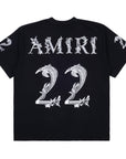 Amiri Oversized 22 Tee Black