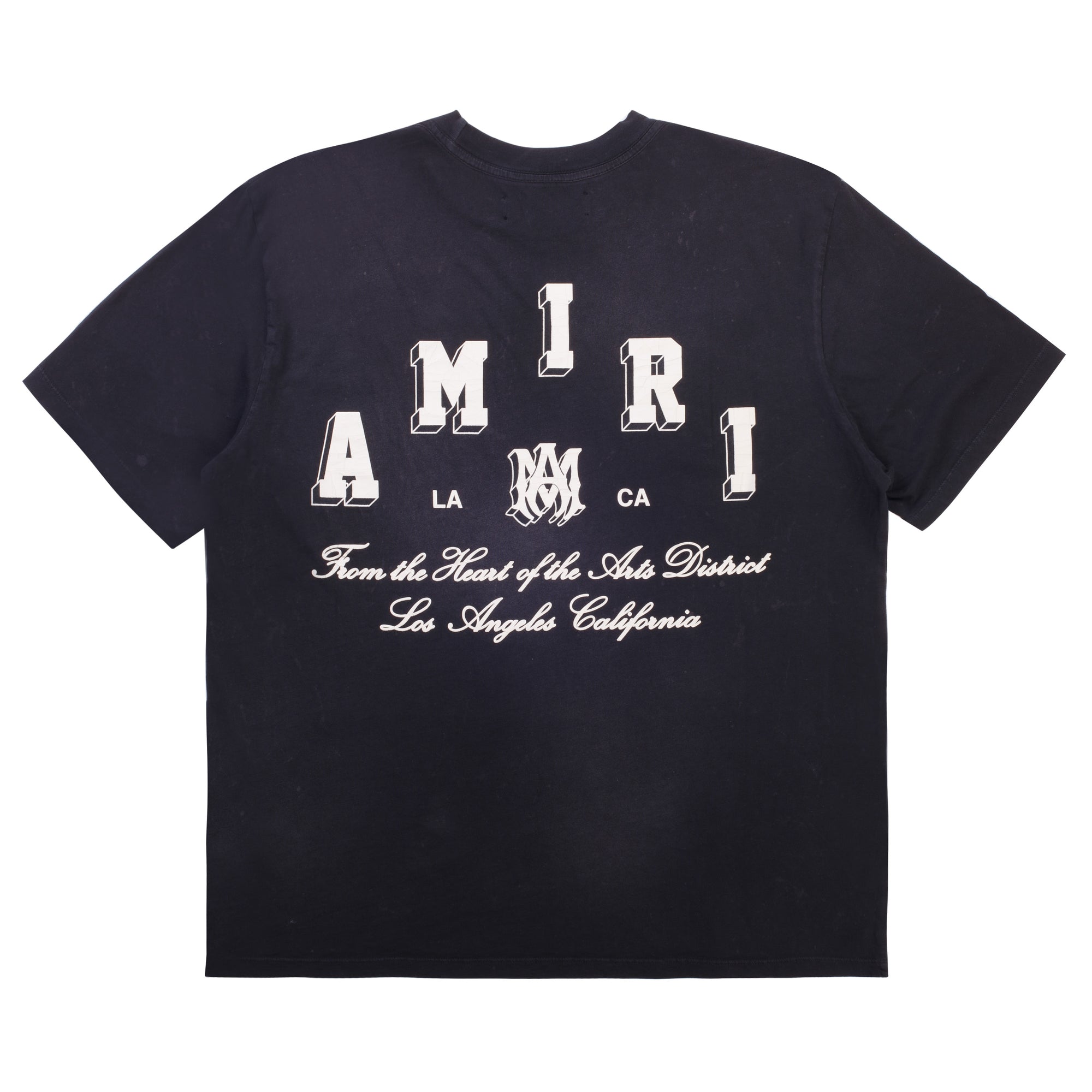 Amiri Collegiate Tee Black