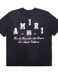 Amiri Collegiate Tee Black