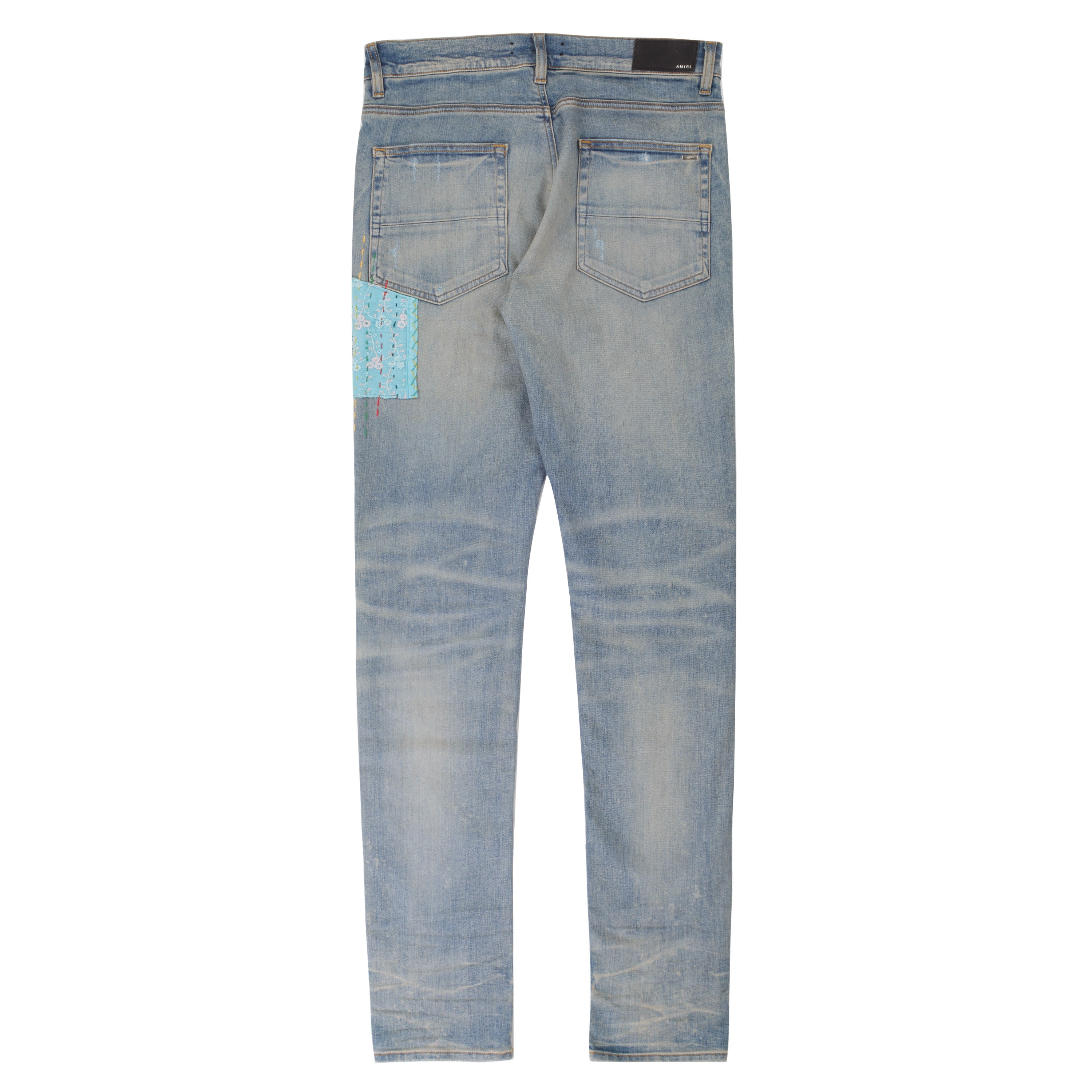 Amiri Quilt Art Patch Jeans Indigo – PIECES