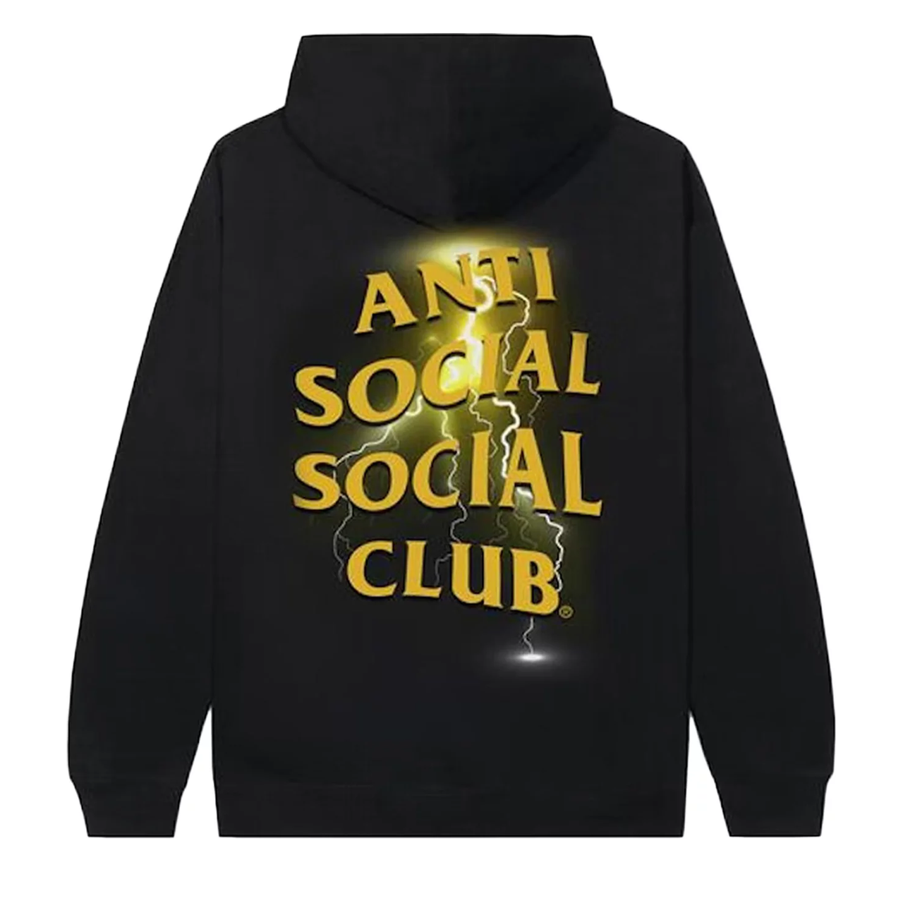 Anti Social Social Club Twista Sweatshirt Black Yellow