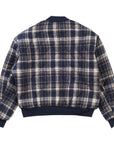 Boredom Kills Reversible Bomber Jacket Plaid / Olive