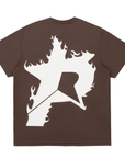 Pieces P Star Flames Tee Chocolate