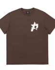 Pieces P Star Flames Tee Chocolate