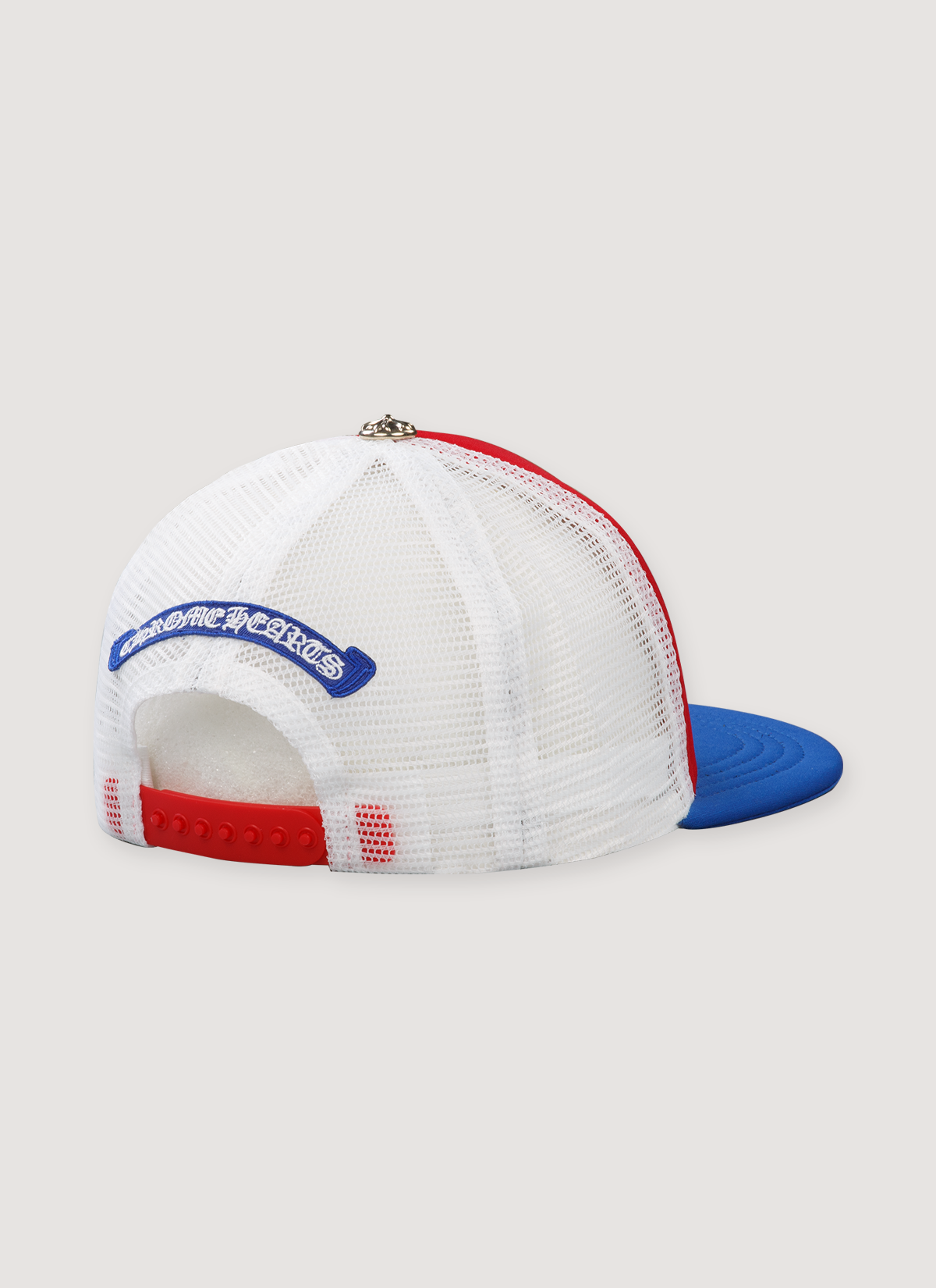 Chrome Hearts 4th of July Cemetery Cross Printed Trucker Hat Red Chrome Hearts 4th of July Cemetery Cross Printed Trucker Hat Red - Image 2 | Authenticated at Pieces Los Angeles