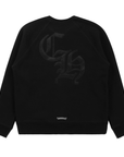 Chrome Hearts 711 Cemetery Cross Crewneck Sweater Black