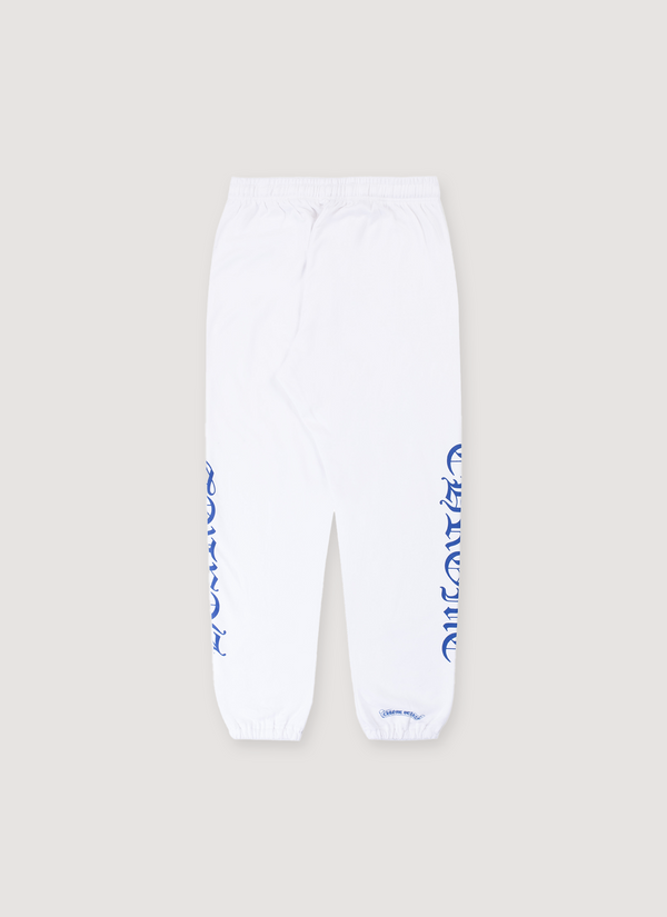 Chrome Hearts Horseshoe Logo Sweatpants White Blue alternate view - Shop at Pieces Los Angeles