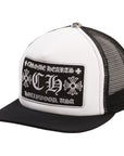 Chrome Hearts Hollywood Trucker Black White