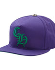 Chrome Hearts CH Snapback Hat Purple Green