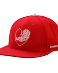 Chrome Hearts Love You Fitted Hat Red