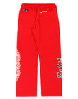 Chrome Hearts Matty Boy Form Mesh Pants Red