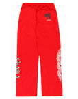 Chrome Hearts Matty Boy Form Mesh Pants Red