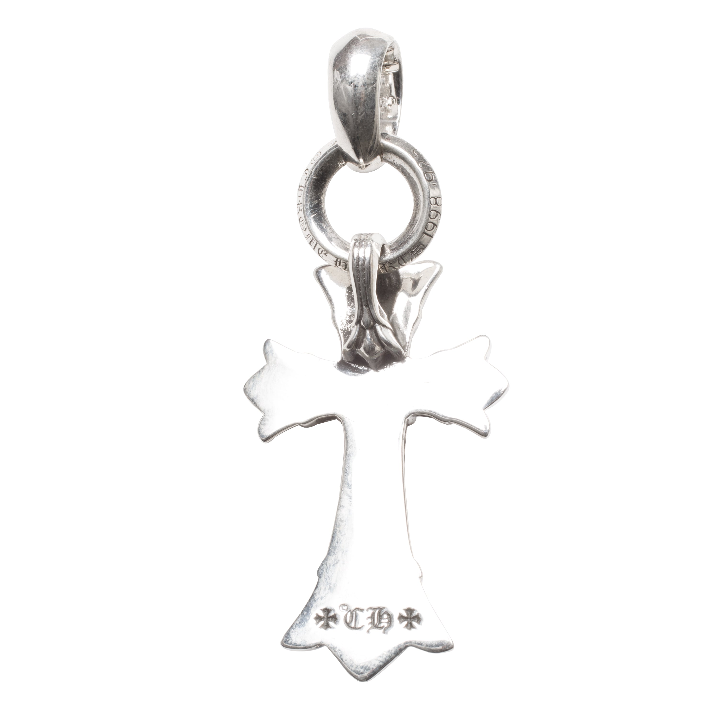 【used】CHROME HEARTS CH CRS SML W BALE Used Chrome Hearts Ch Crs Sml W/Bale Small Cross Pendant W