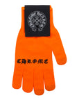 Chrome Hearts Checkmate Work Gloves Neon Orange