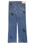 Gallery Dept. x Chrome Hearts Reworked Cross Jeans Indigo (Pre-Owned)