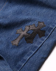 Gallery Dept. x Chrome Hearts Reworked Cross Jeans Indigo (Pre-Owned)