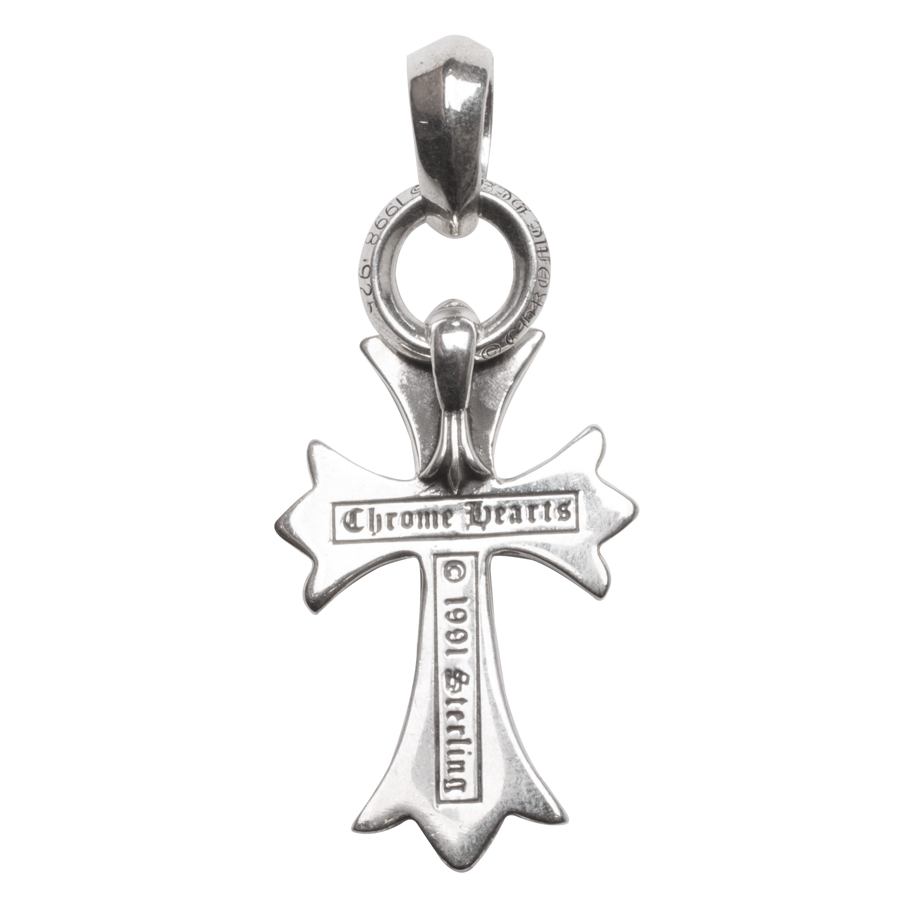 Chrome Hearts Large Cross With Bale Pendant Silver – PIECES