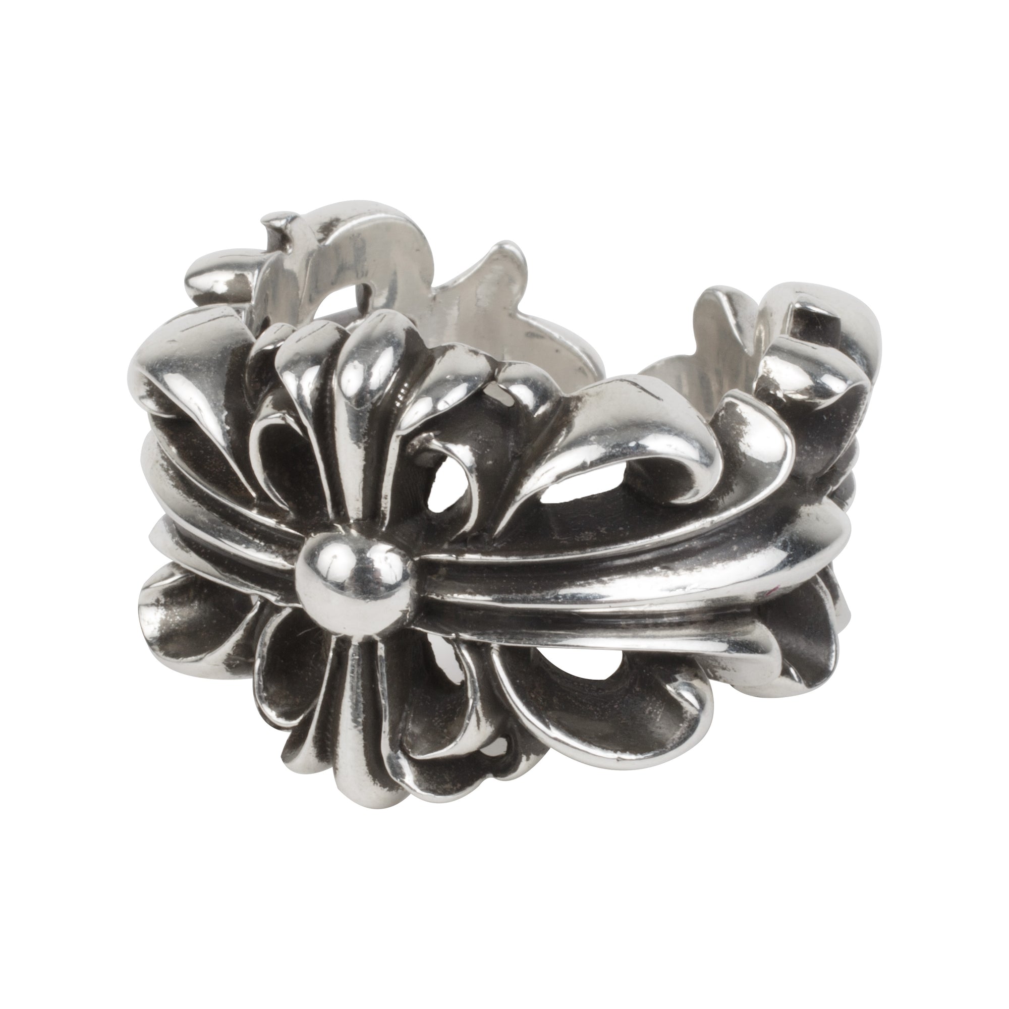 Chrome Hearts Double Floral Ring (Pre-Owned)