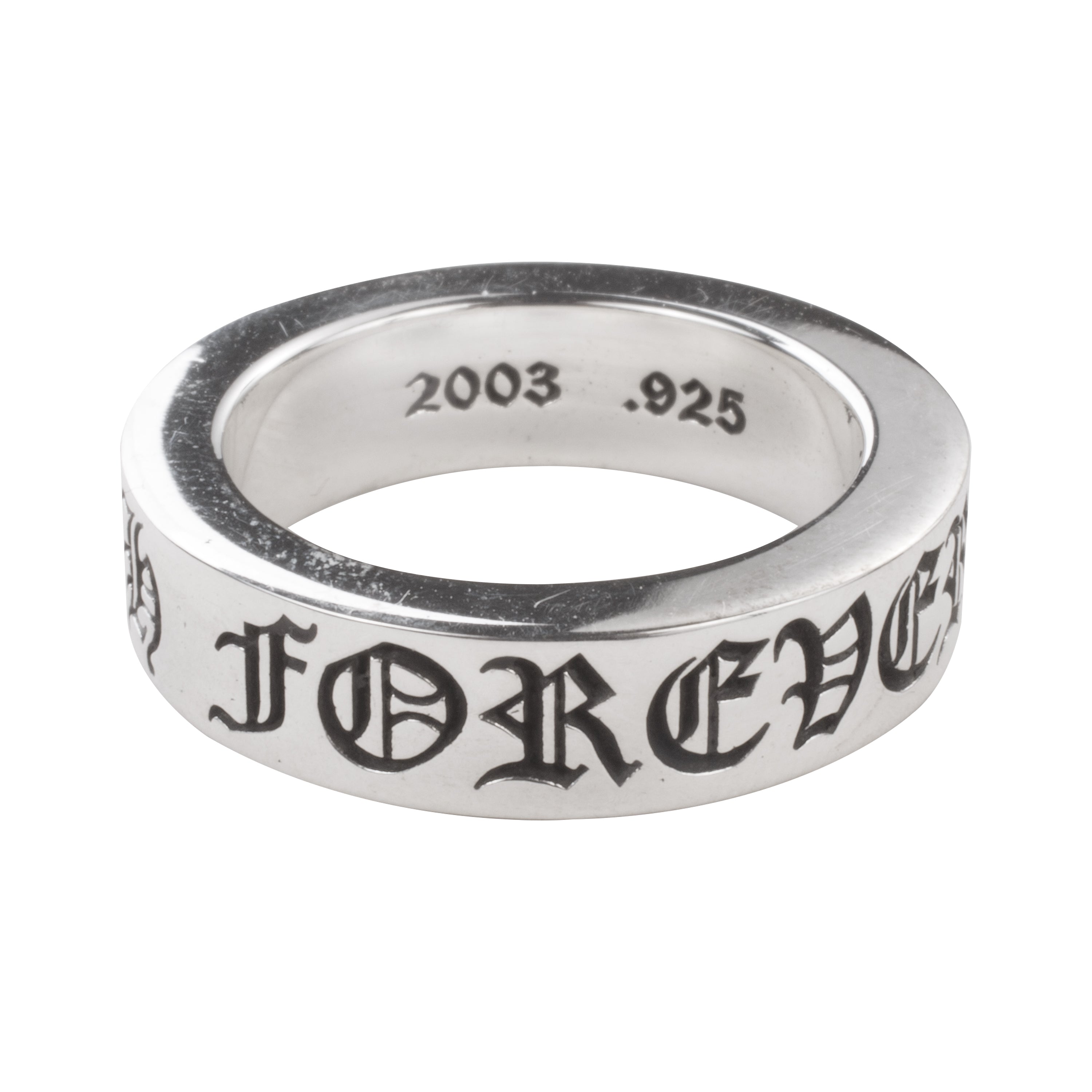 Chrome Hearts Forever Spacer Ring Silver – PIECES Chrome Hearts Forever Spacer Ring Silver – PIECES