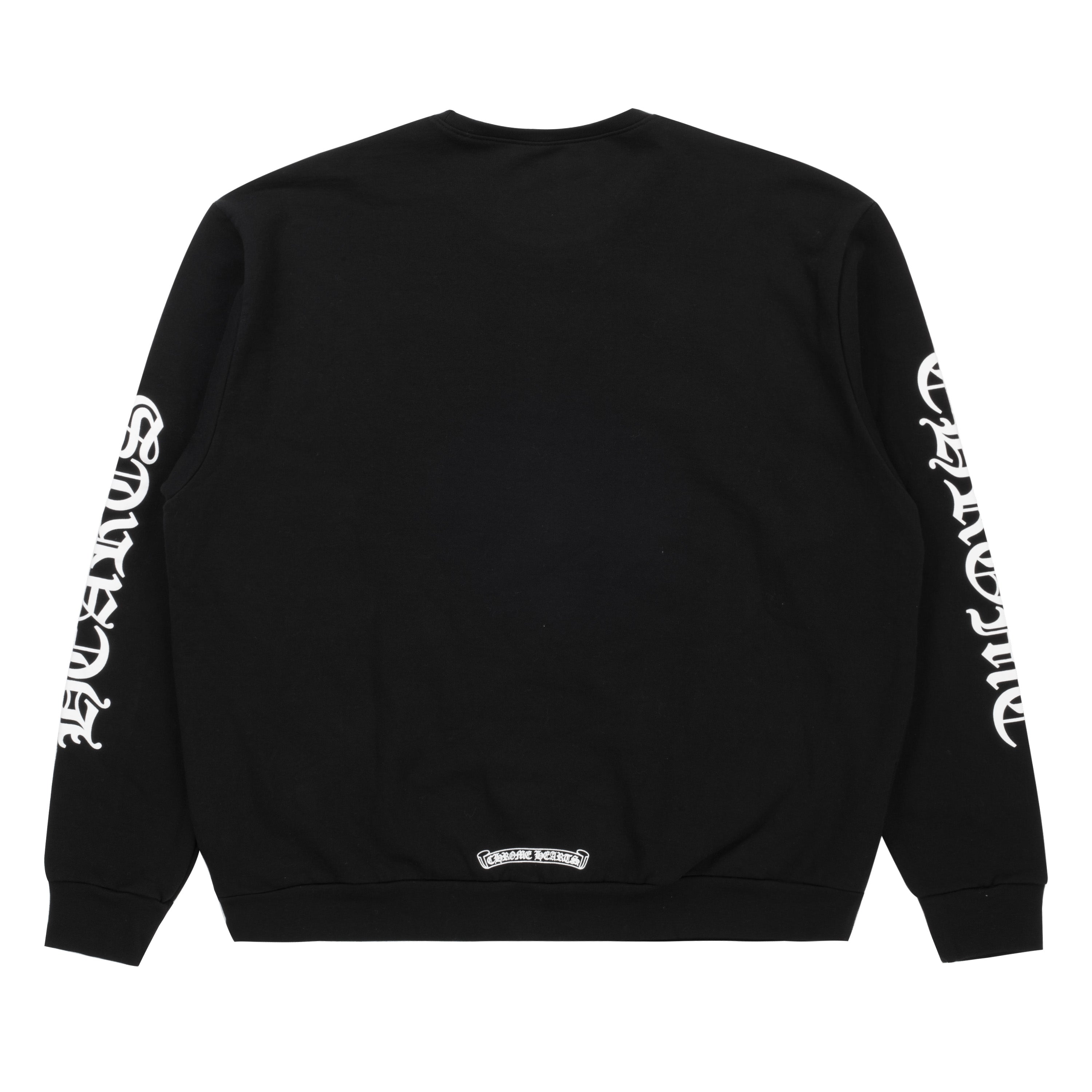 Chrome Hearts ブラック スウェット CHROME HEARTS クロムハーツ サイズ:M 7-11 CREW バックCHロゴ