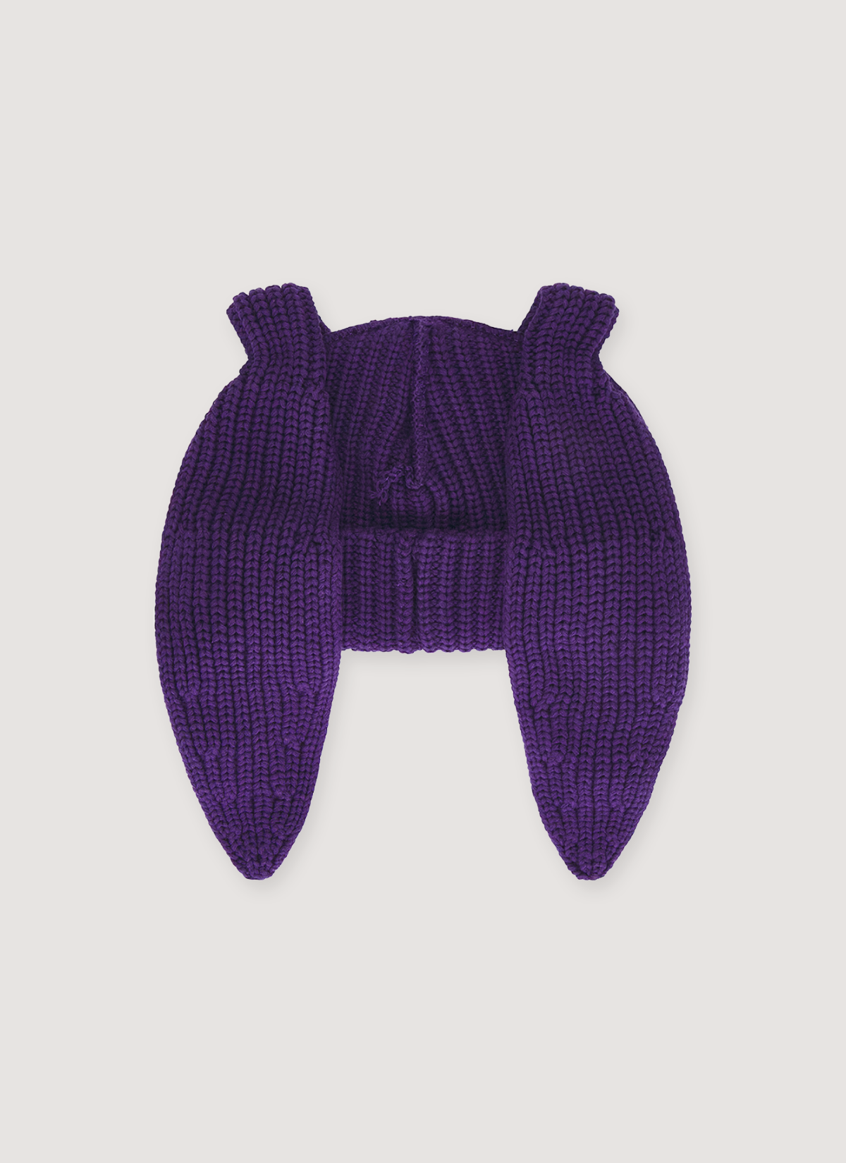Charles Jeffrey LOVERBOY Chunky Rabbit Beanie Purple Charles Jeffrey LOVERBOY Chunky Rabbit Beanie Purple - Image 2 | Authenticated at Pieces Los Angeles