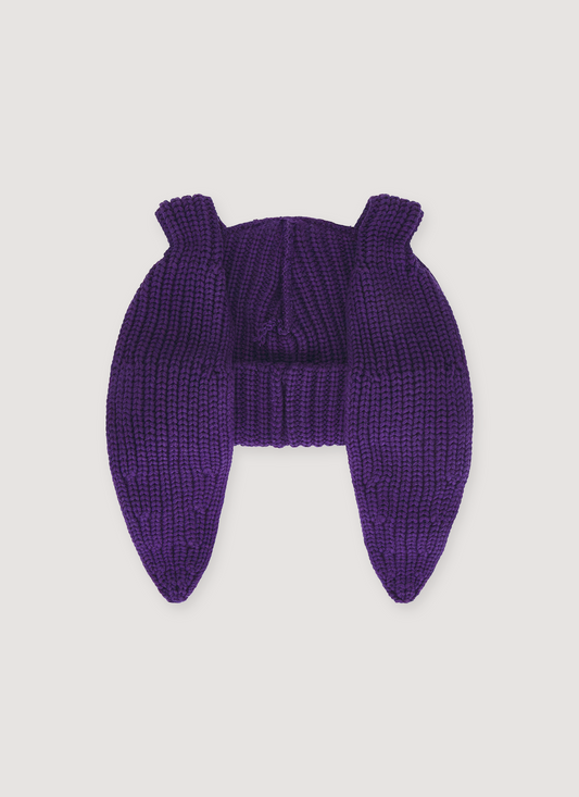Charles Jeffrey LOVERBOY Chunky Rabbit Beanie Purple