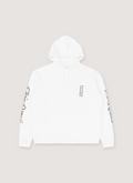 Chrome Hearts Silver Metallic Vertical Logo Sweatshirt White Chrome Hearts Silver Metallic Vertical Logo Sweatshirt White - Image 1 | Authenticated at Pieces Los Angeles