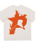 Pieces P Star Flames Tee Burnt Orange