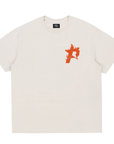 Pieces P Star Flames Tee Burnt Orange