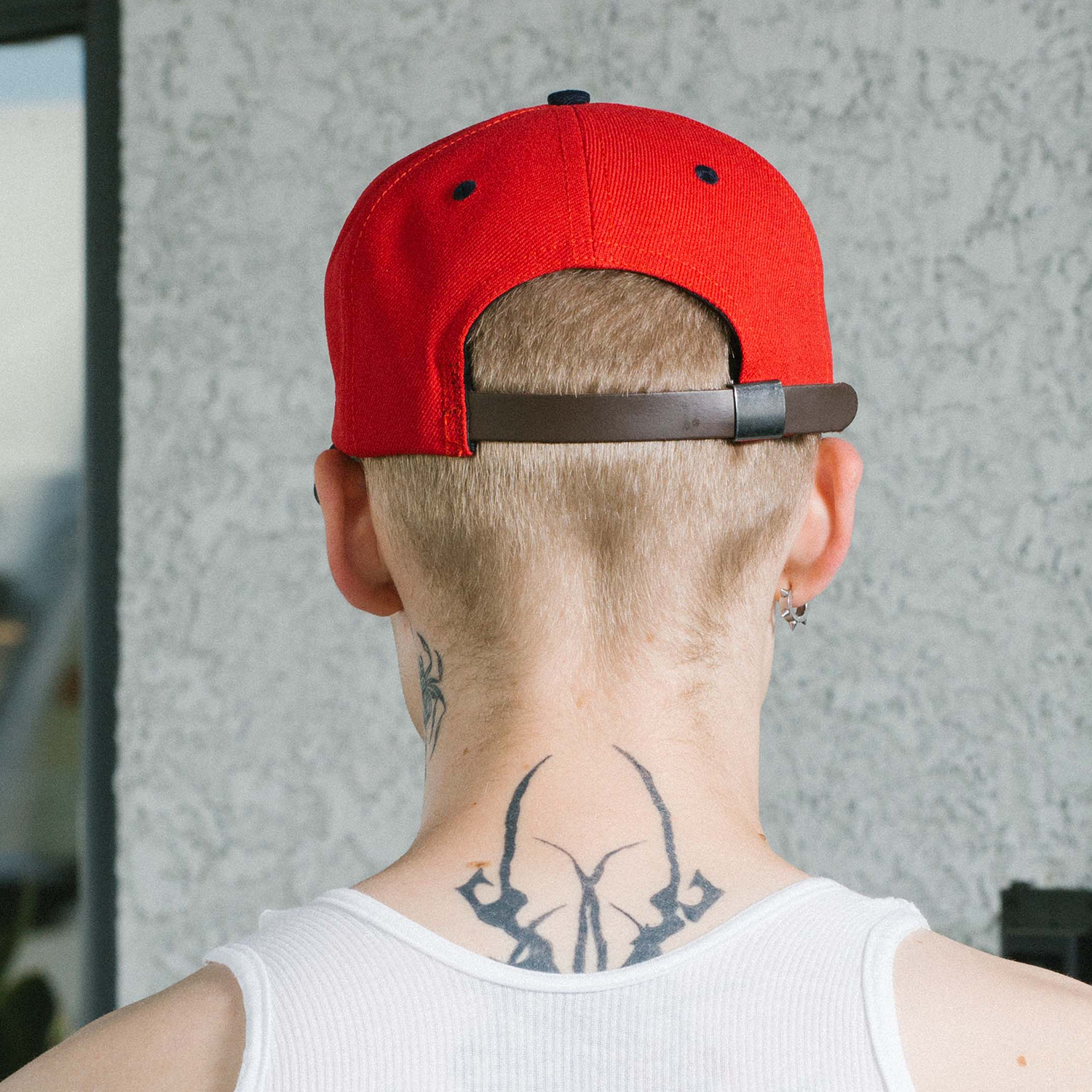 Pieces God vs Devil Baseball Cap Red Navy