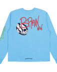 Chrome Hearts Matty Boy Brain New Long Sleeve Baby Blue