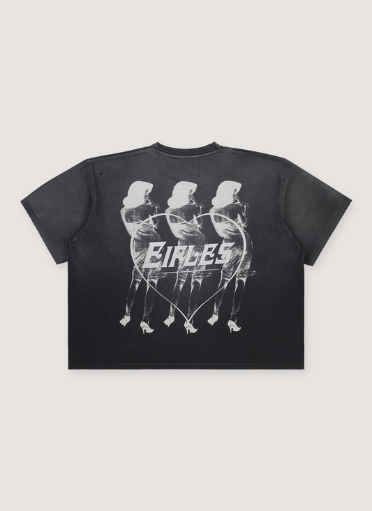 Eifles Somewhere Between Tee Vintage Black