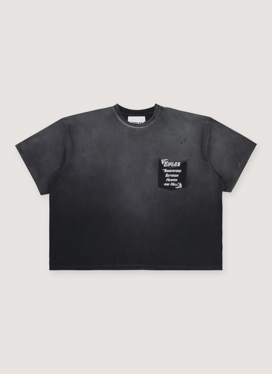 Eifles Somewhere Between Tee Vintage Black
