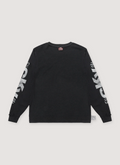Alice Hollywood FuCKYou Longsleeve Black with text on sleeves, back fiew Alice Hollywood FuCKYou Longsleeve Black - Image 2 | Authenticated at Pieces Los Angeles