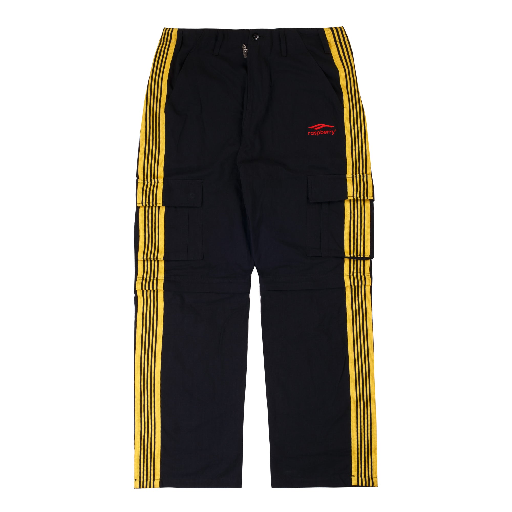 GV Gallery Raspberry Convertible Cargo Pants Black Yellow