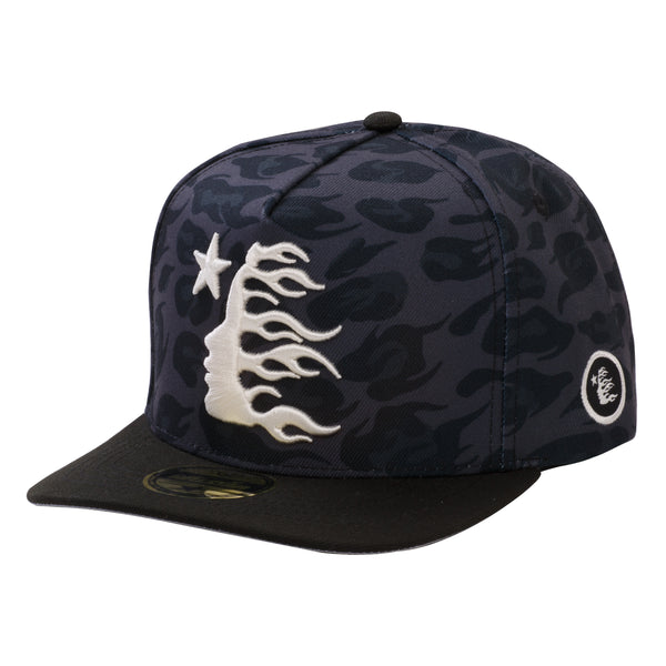 希少 HELLSTAR ATL BLACK SNAP BACK CAP 希少 HELLSTAR ATL BLACK SNAP BACK CAP
