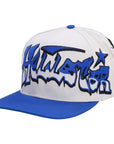 Hellstar Records Snapback White Blue