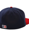 Hellstar Baseball Fitted Hat Navy Red