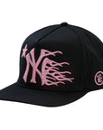 Hellstar NY Snapback Black Pink