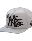 Hellstar NY Snapback Grey Black