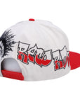 Hellstar Records Snapback Hat White Red