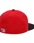 Hellstar Baseball Fitted Hat Red Black