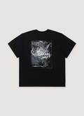 Helmut Lang Plastic Tee Shirt Black with HL front logo, poly back printed back, back view Helmut Lang Plastic Tee Black - Image 1 | Authenticated at Pieces Los Angeles