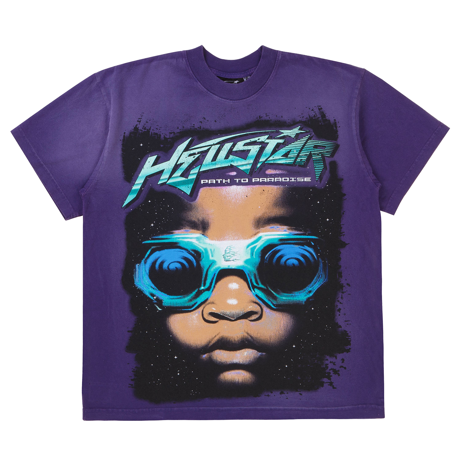 Hellstar Goggles Tee Purple