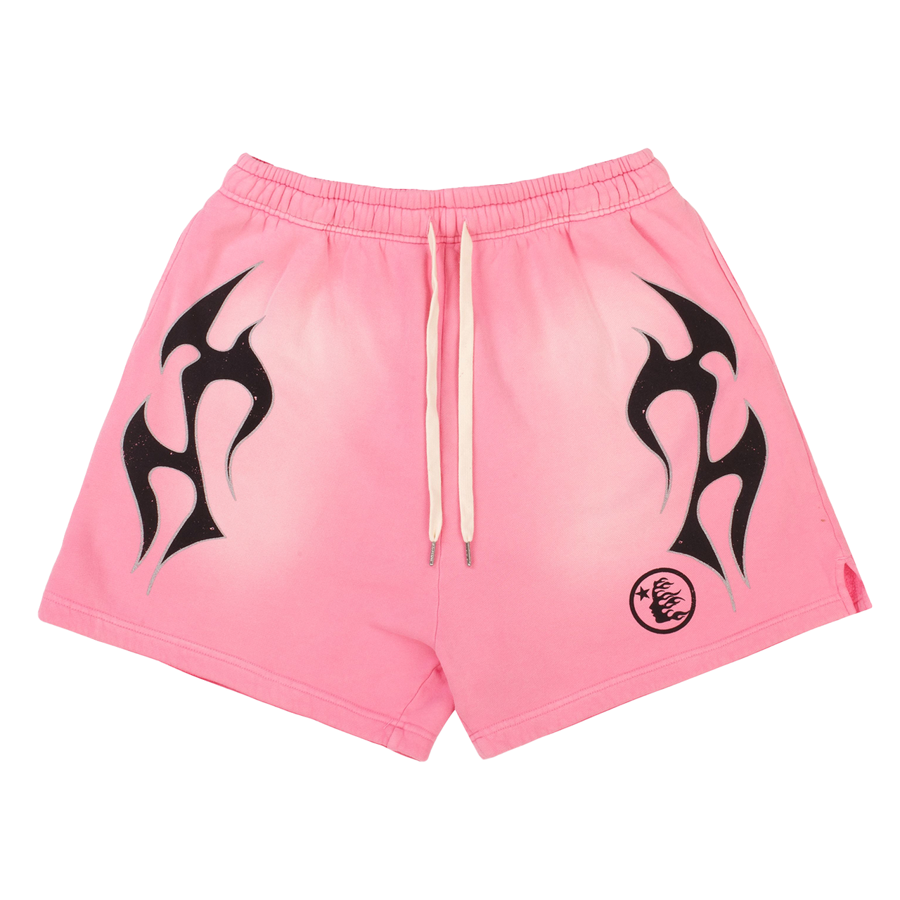 Hellstar Flame Shorts Pink