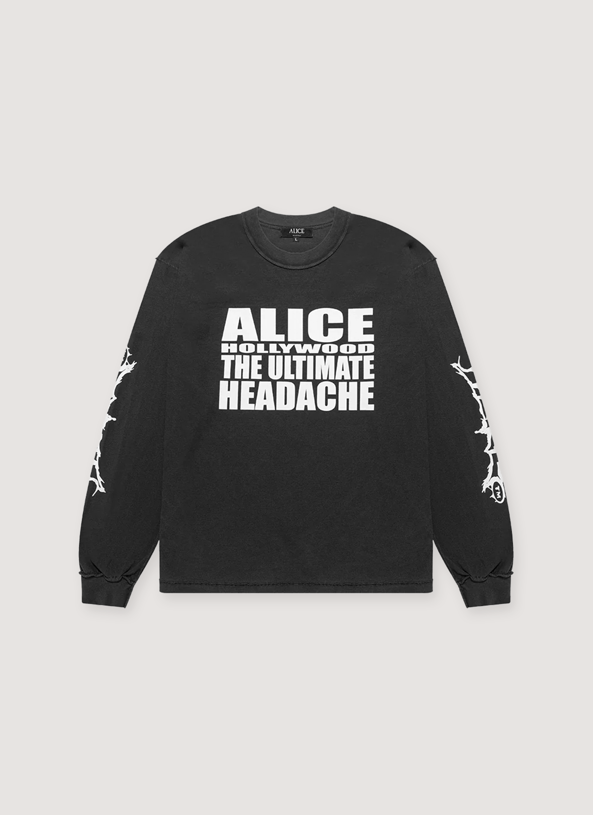 Headache Longsleeve Black