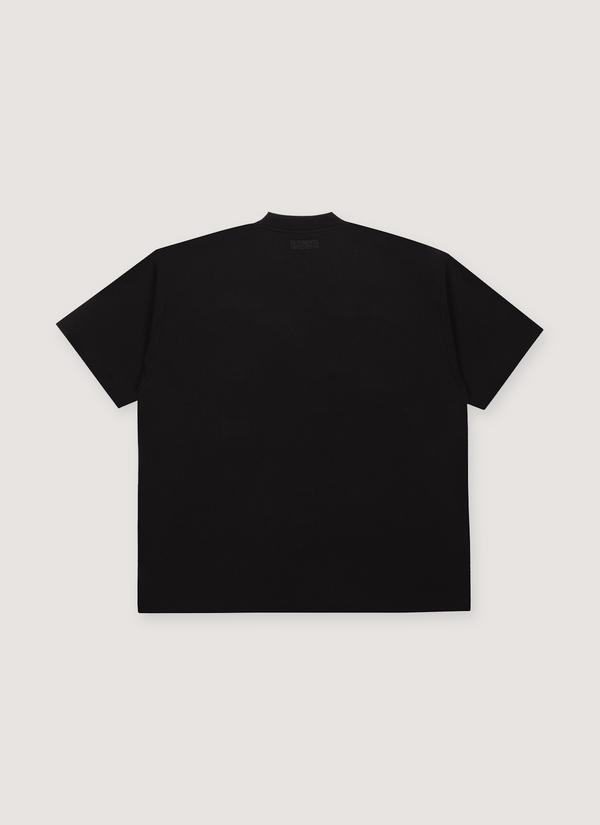 Vetements Big Logo Limited Edition Tee Black Yellow alternate view - Shop at Pieces Los Angeles