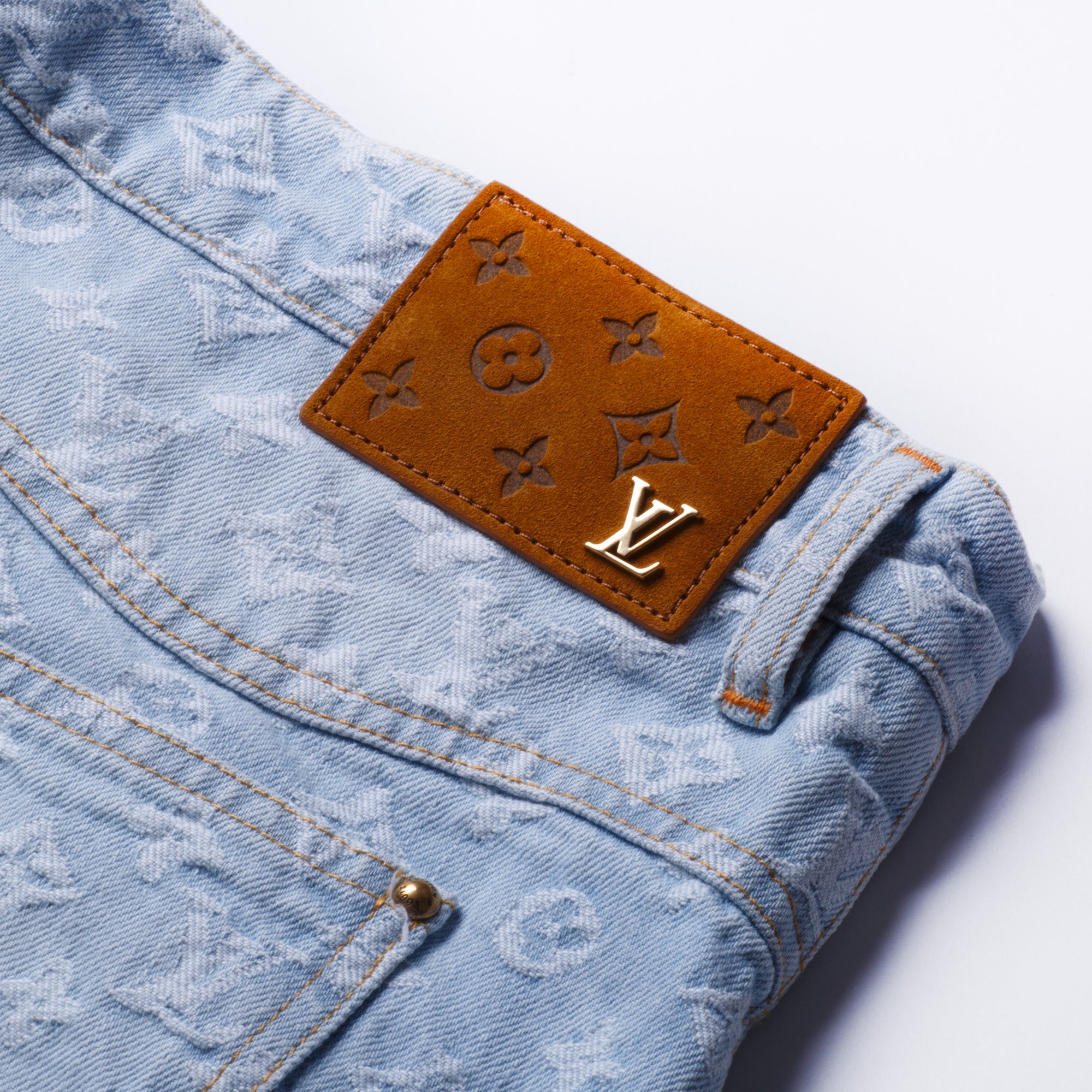 Louis Vuitton x Tyler, the Creator Monogram Denim Pants Light Indigo